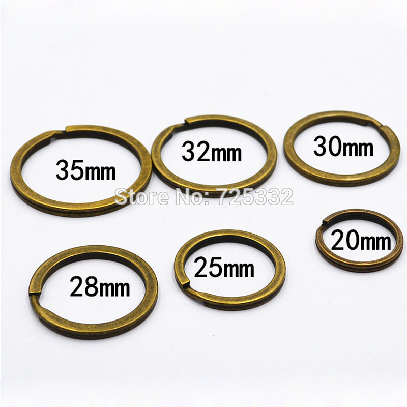 Photography Rules - 100pcs DIY 열쇠 고리 금속 빈티지