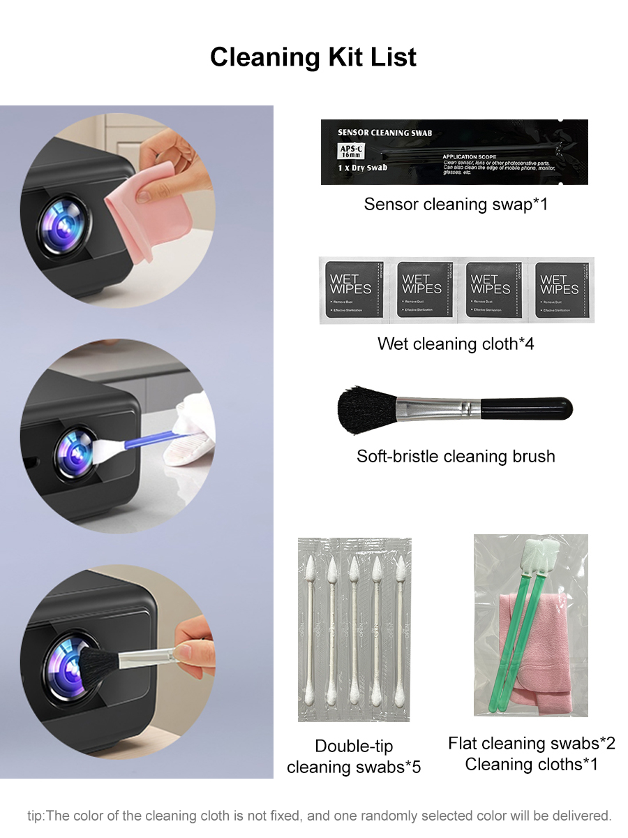 Lens Cleaning Kit - 프로젝터 먼지 청소 키트 프로젝터 렌즈/내부