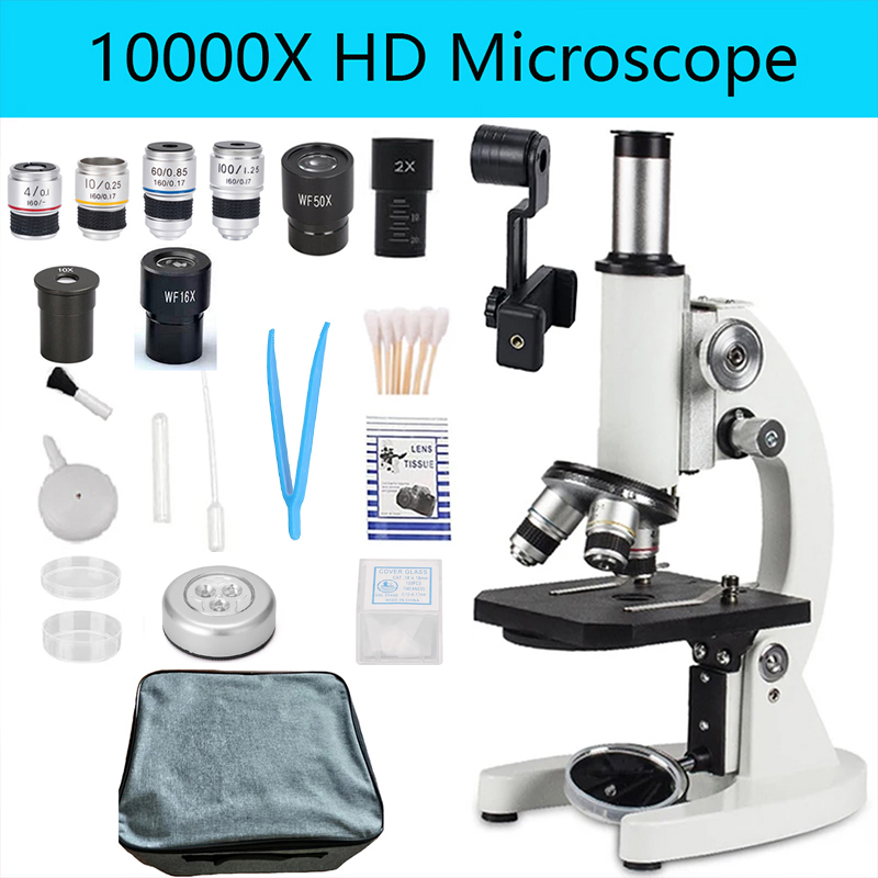 Photography University - 광학 생물학 현미경 40-10000배 고배율 HD