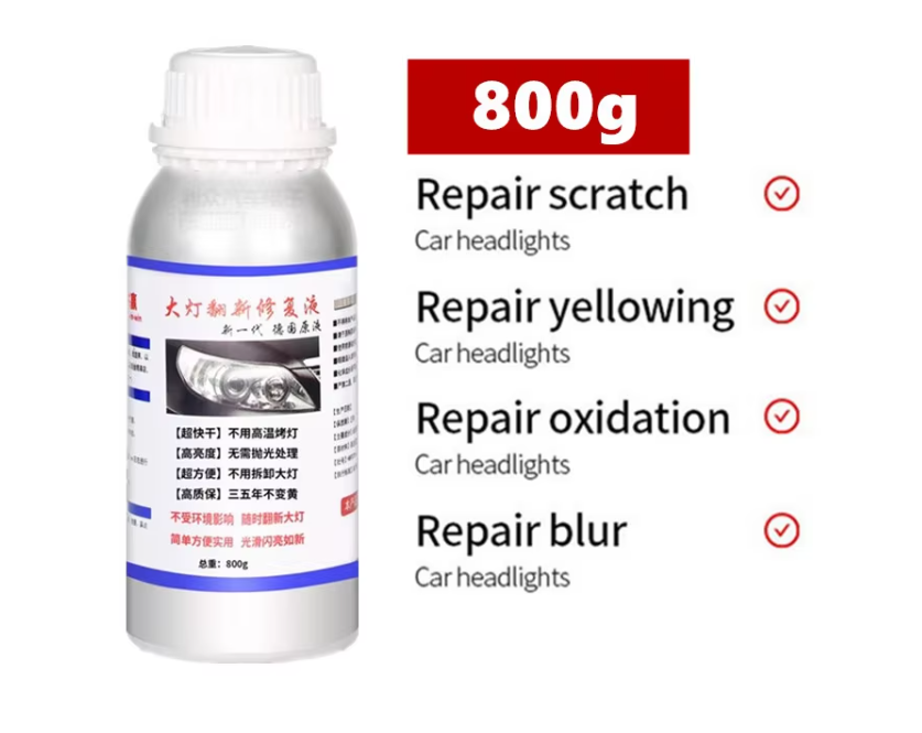헤드라이트 복원 키트는 기름막, 흠집 및 황변을 제거합 - Lens Cleaning Kit 리뷰 및 가격