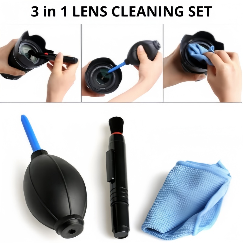 3 in 1 클리닝 키트 에어 먼지 제거 펌프 렌즈 카 - Lens Cleaning Kit 리뷰 및 가격