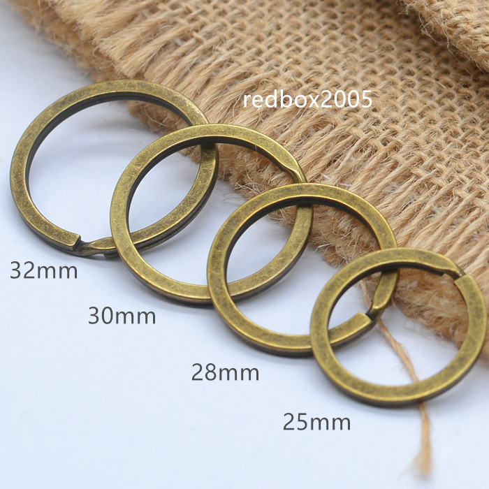 100pcs DIY 열쇠 고리 금속 빈티지 청동 니켈  - Photography Rules 리뷰 및 가격