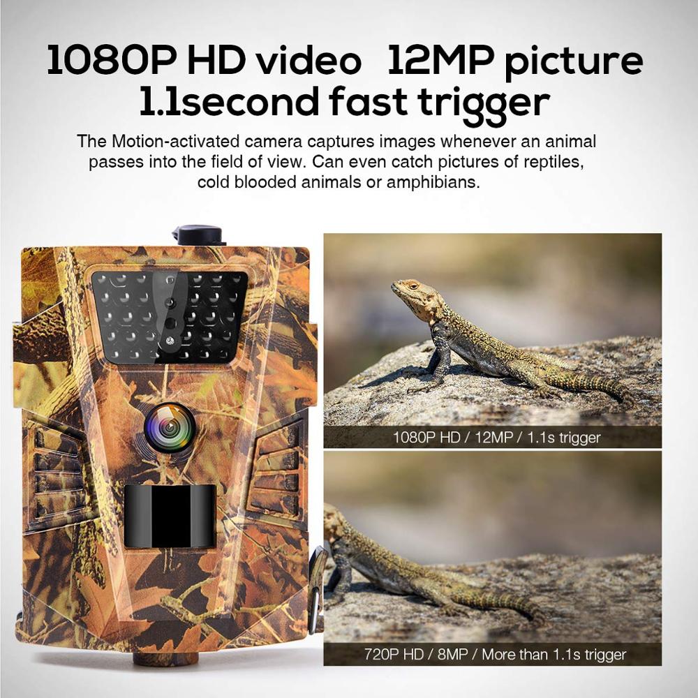 12MP 방수 사냥용 트레일 카메라 850NM 야간 투 - Photography Term 리뷰 및 가격