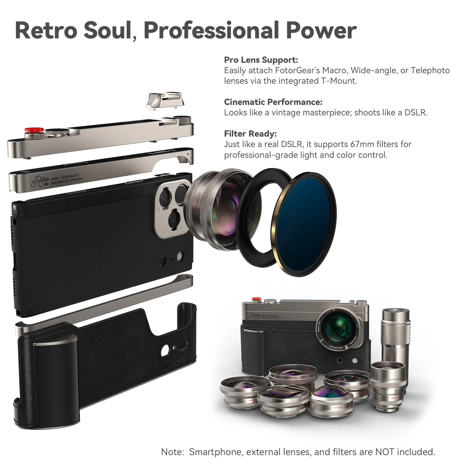포토기어 레트로 휴대폰 케이스 사진 촬영 키트 무선 카 - Photography Kit Pro 리뷰 및 가격