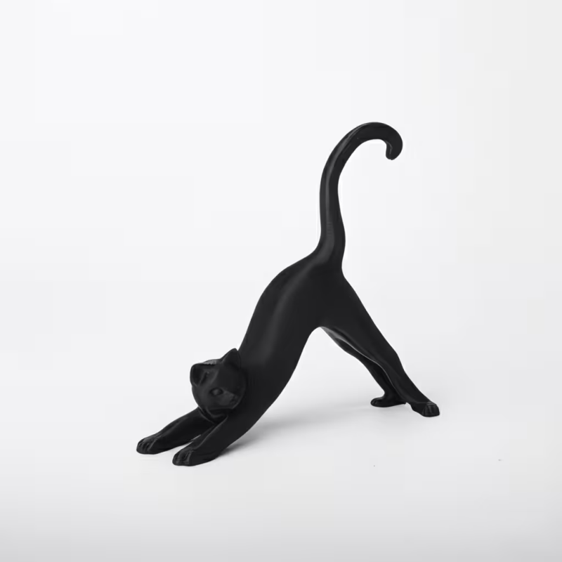 요가 스트레칭 고양이 미니 조각상, 사진 소품용 추상적 - Photography Yoga 리뷰 및 가격
