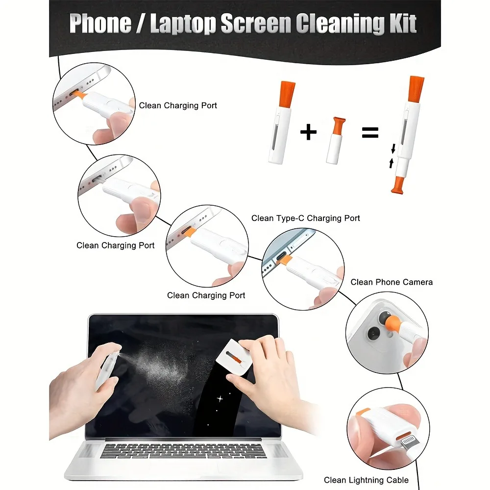 iPhone Airpods용 청소 브러시 ​​전화 슬롯 - Lens Cleaning Kit 리뷰 및 가격