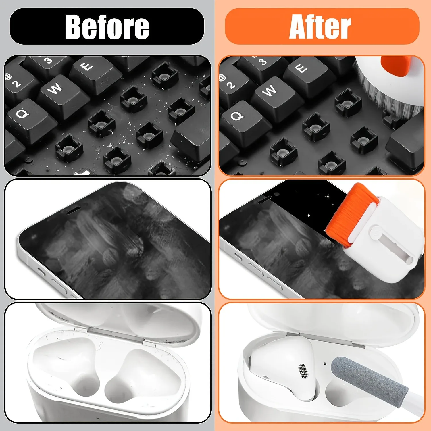 iPhone Airpods용 청소 브러시 ​​전화 슬롯 - Lens Cleaning Kit 리뷰 및 가격